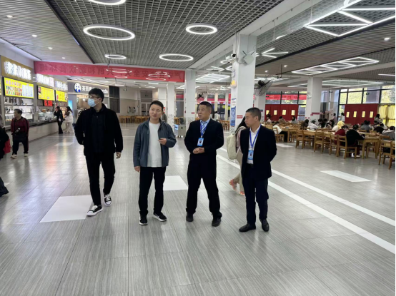 资产公司赴湖北师范大学文理学院开展食堂工作专项调研